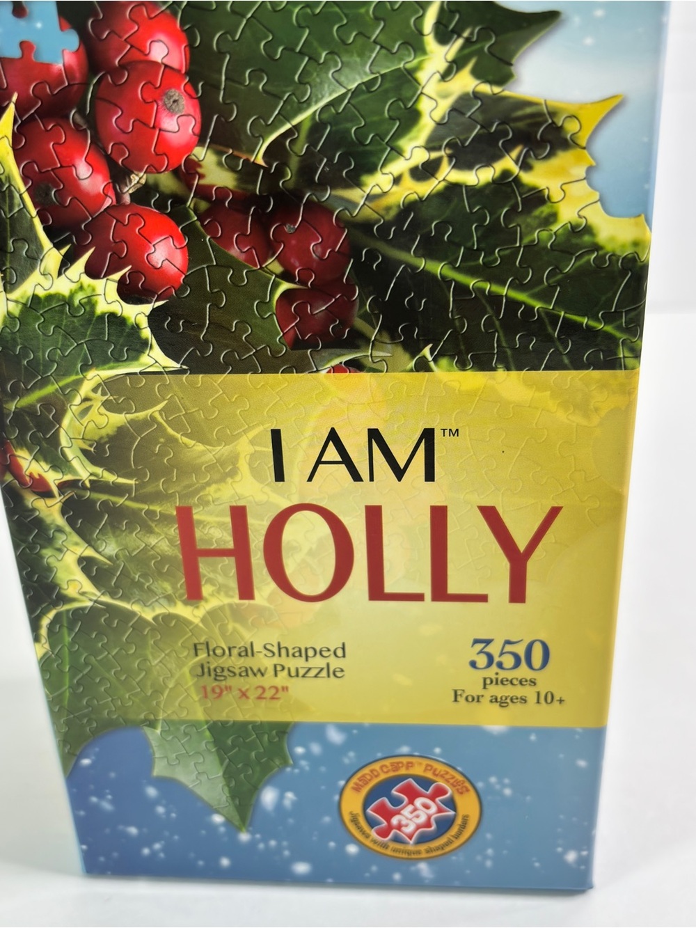 MADD Capp I Am Holly 350 piece floral shaped jigsaw puzzle